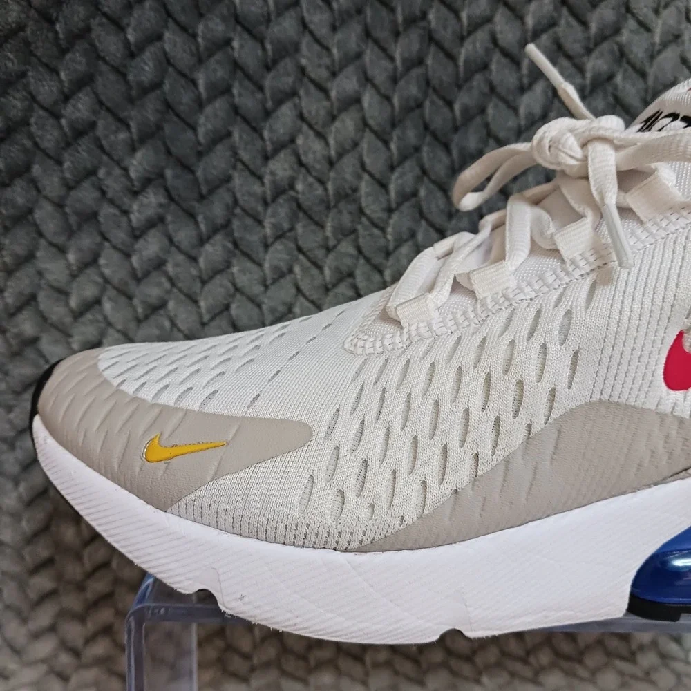Nike Air Max 270 White Game Royal Men's Walking Running Sneakers Shoes Size 6